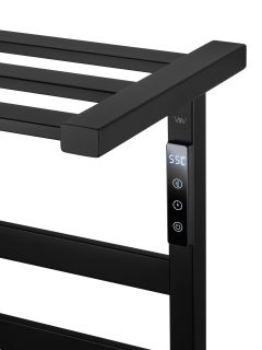 Полотенцесушитель электрический Wonzon & Woghand Frankfurt WW-1029-MB 48x90 см чёрный матовый